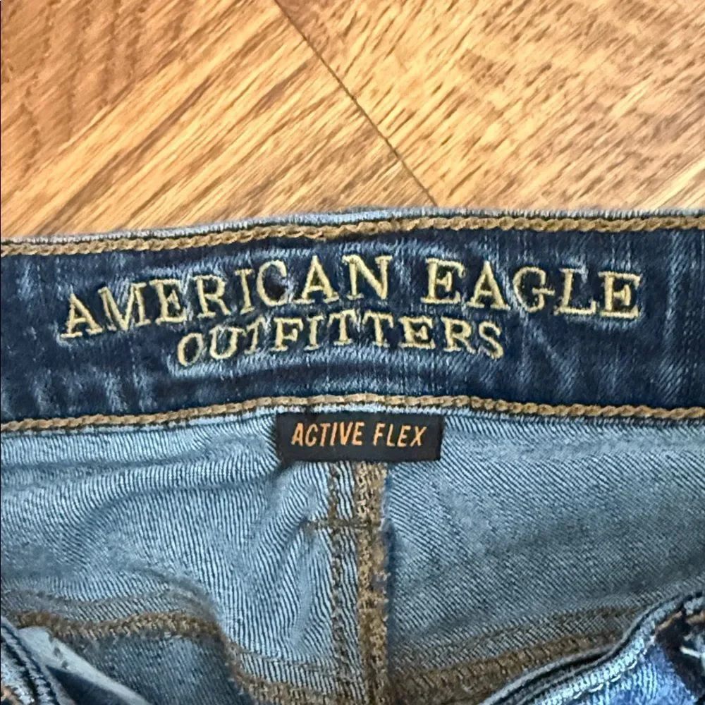 American Eagle Original Straight Jeans Active Flex Blue Denim Men’s Size 31x30